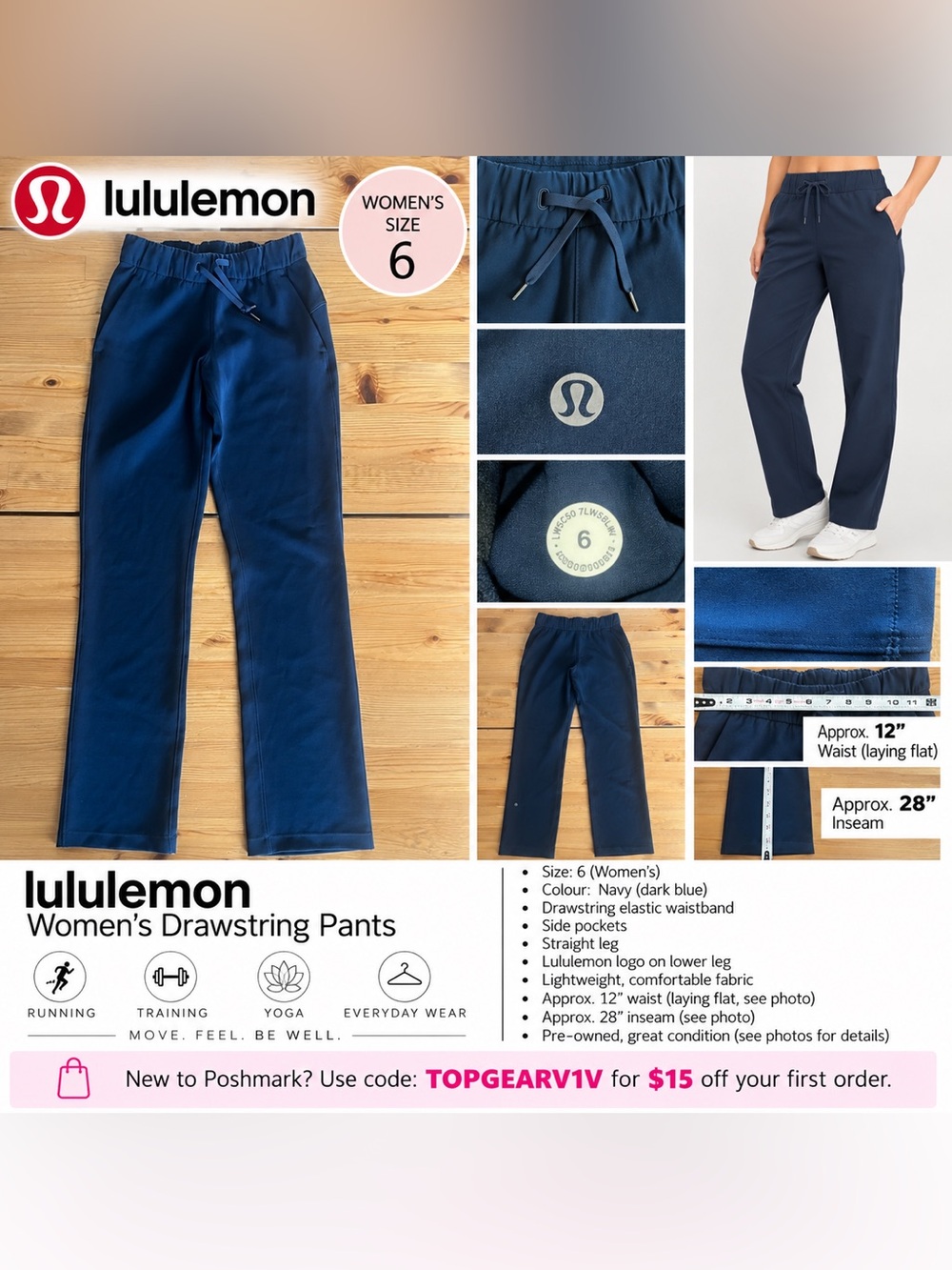 lululemon
Women's Drawstring Pants
Size 6